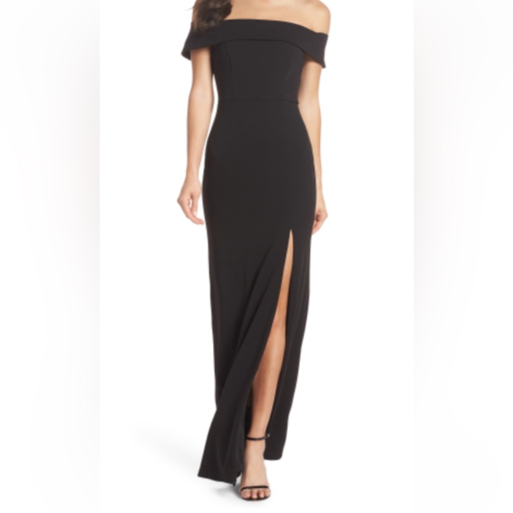 Lulus off the shoulder mermaid gown